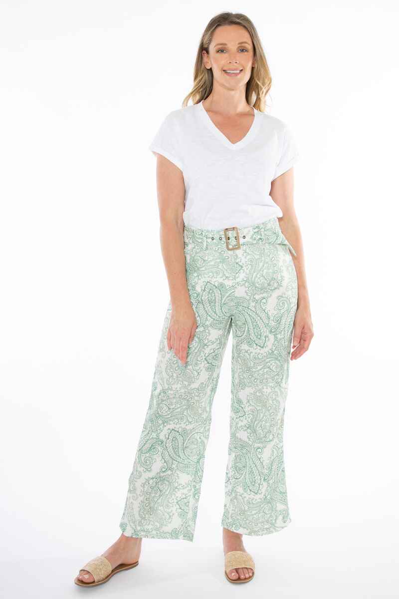 JUMP Mystic Paisley Pants GreenCr