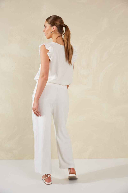 HAVEN Sardinia Pants Bianco