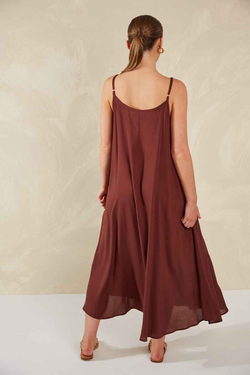 HAVEN Palermo Tank Dress Espresso