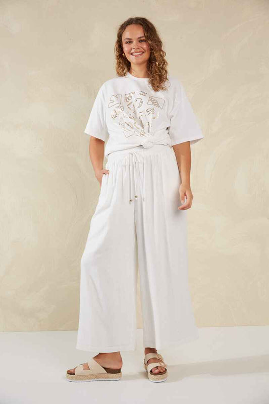 HAVEN Florence Pants Bianco