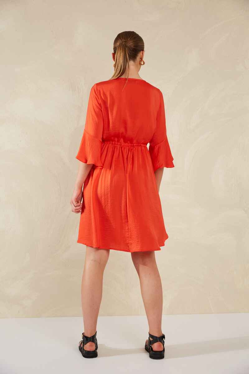 HAVEN Portofino Tie Dress Aperol