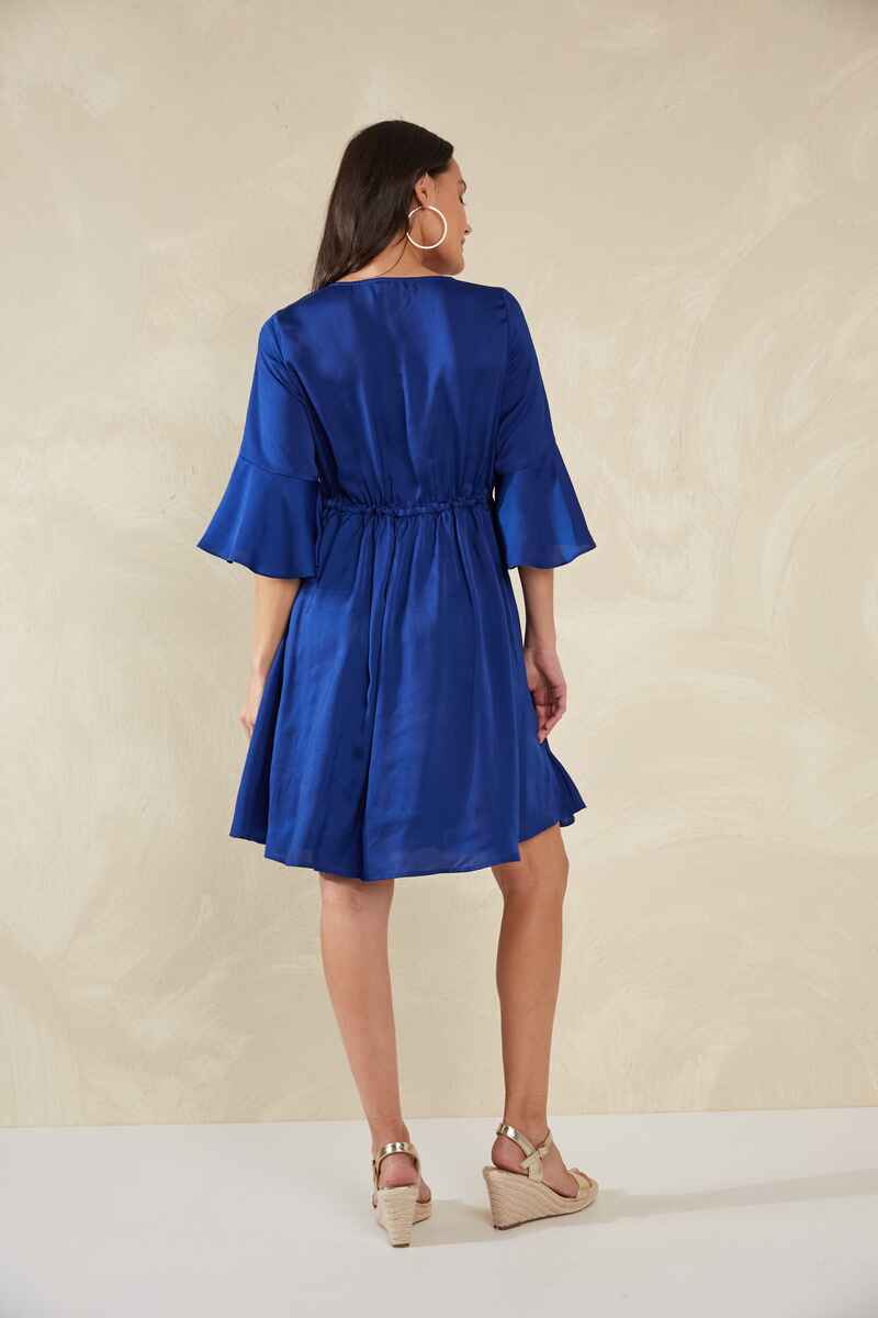 HAVEN Portofino Tie Dress Lago