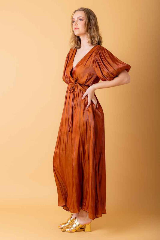 AMAYA Jazz Maxi Dress Rust