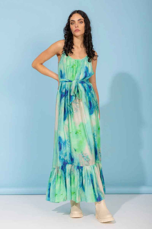 AMAYA Fiona Maxi Dress Blue