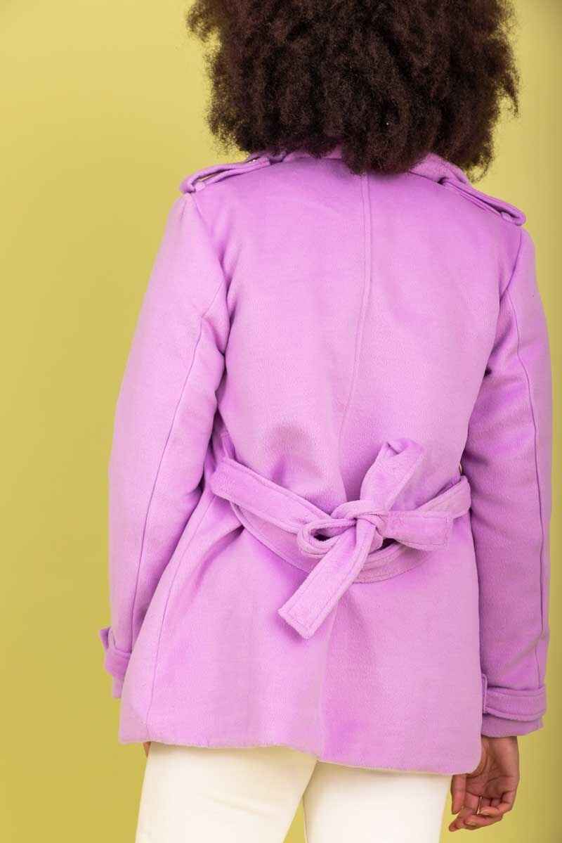 CHARLO Callie Coat Lilac