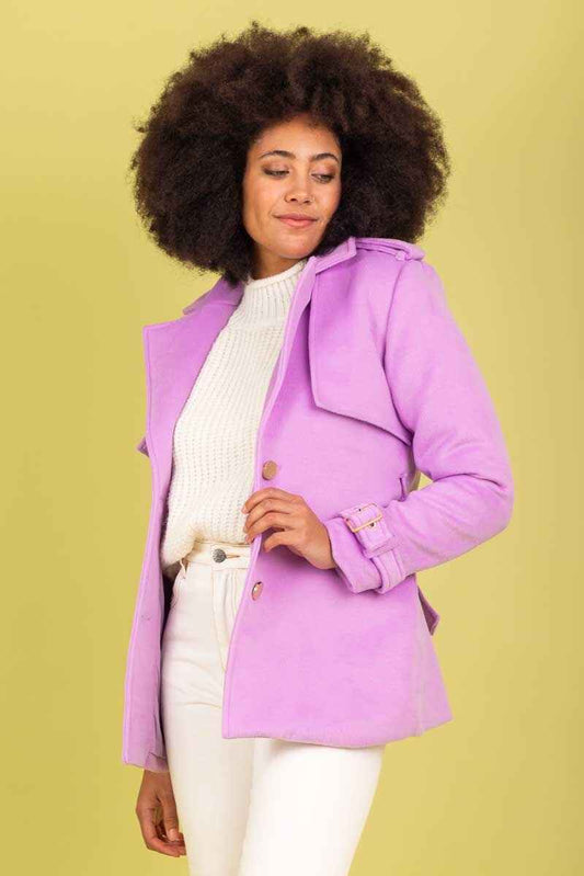 CHARLO Callie Coat Lilac