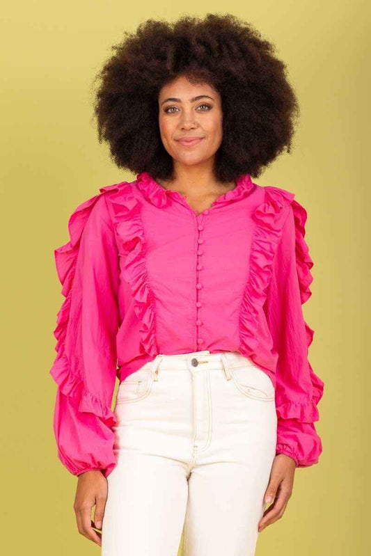 CHARLO Camie Blouse Pink