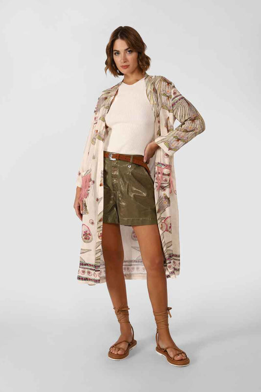 DIXIE Lily Pond Kimono Cream