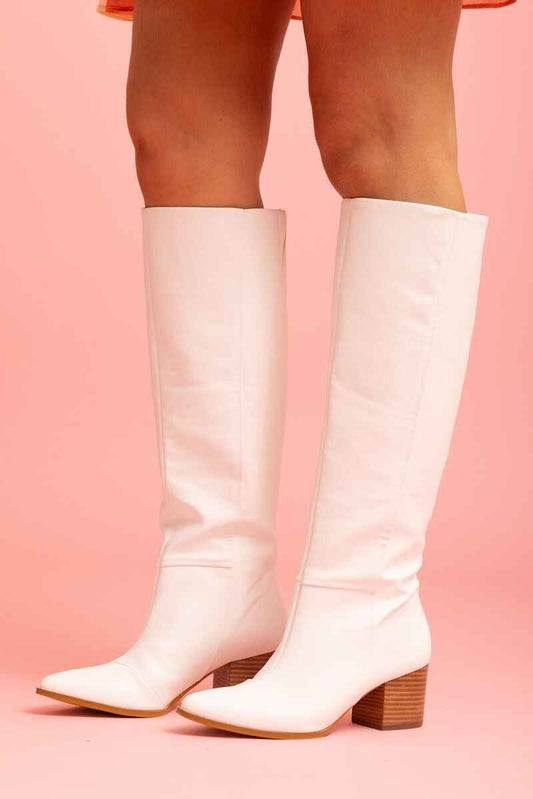 HEY MON Frankie Boot White