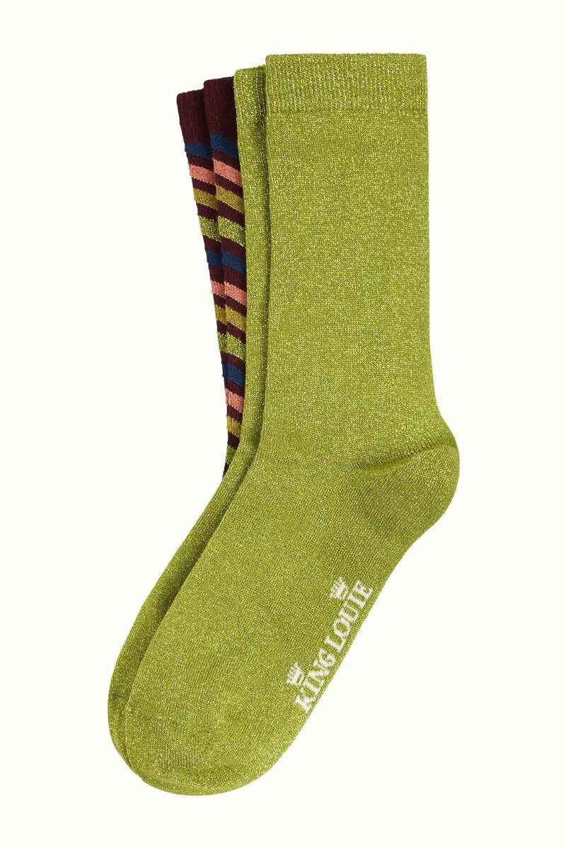 KING LOUIE Socks 2 Pack Cabana Red