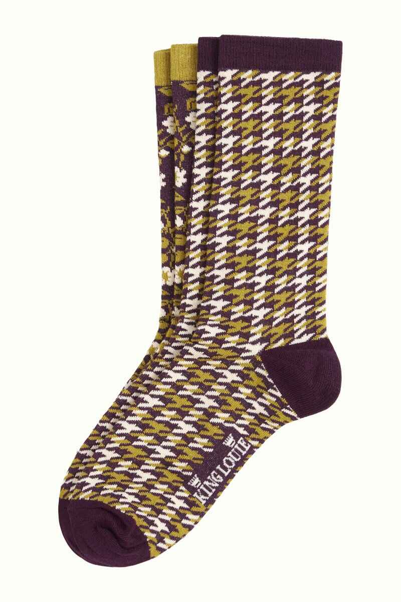 KING LOUIE Socks 2 Pack Onyx Purple