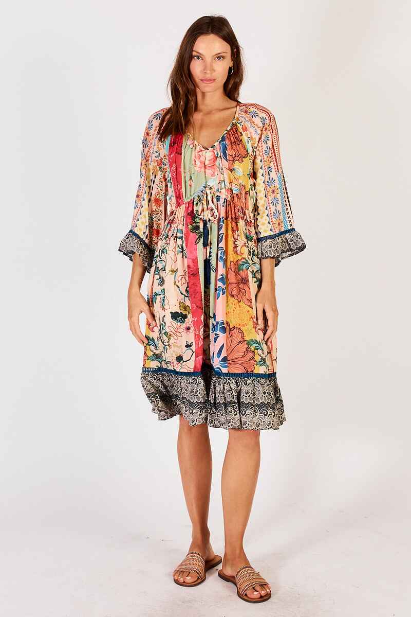 LULA SOUL Capri Tie Dress Multi