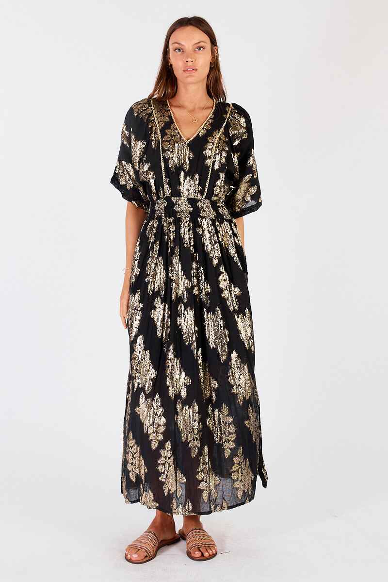 LULA SOUL San Remo Maxi Dress Black