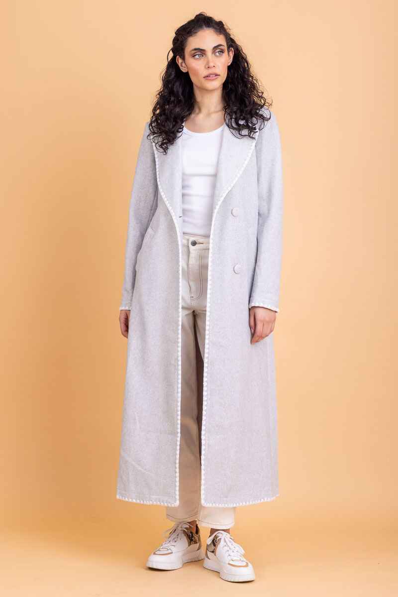 AMAYA Magnolia Coat Grey