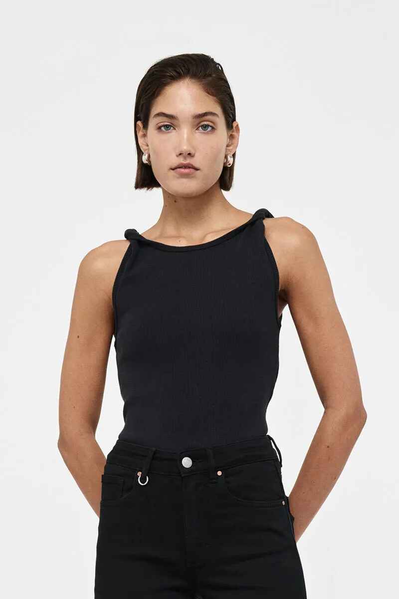 NEUW Jonsey Twist Top Black