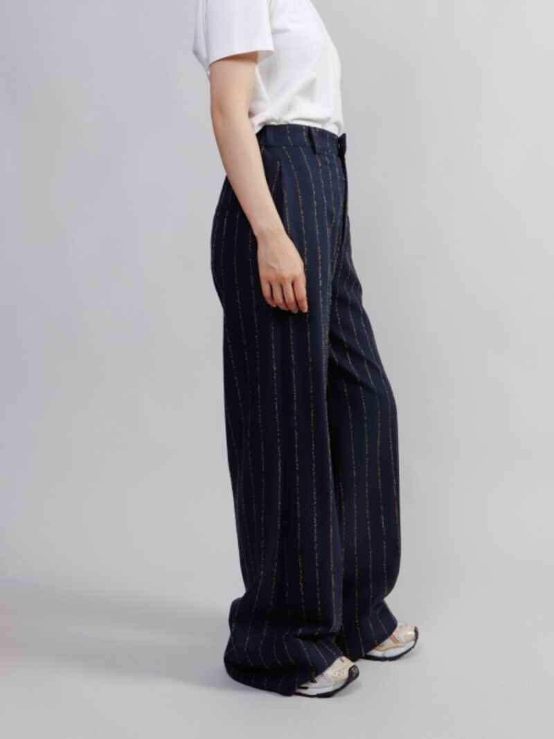 DIXIE Milano Pinstripe Pants Navy