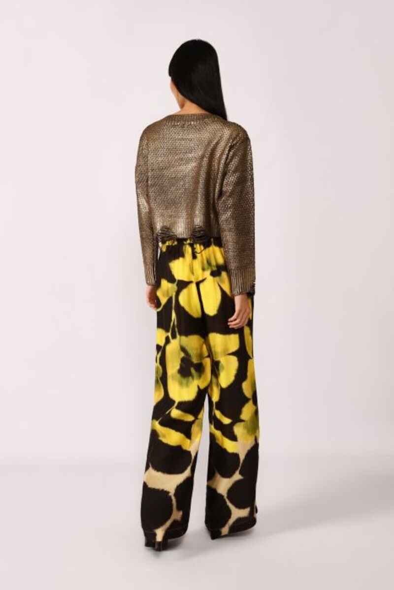 DIXIE Amalfi Sun Palazzo Pants Yellow