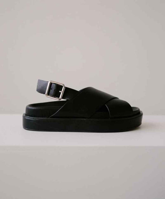 POPPY VOON Fussbett Sandal Black