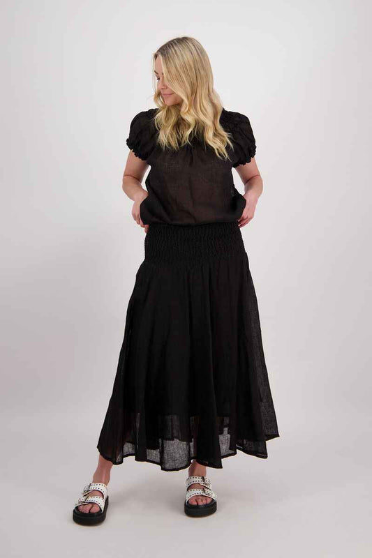 BRIARWOOD Parson Skirt Black