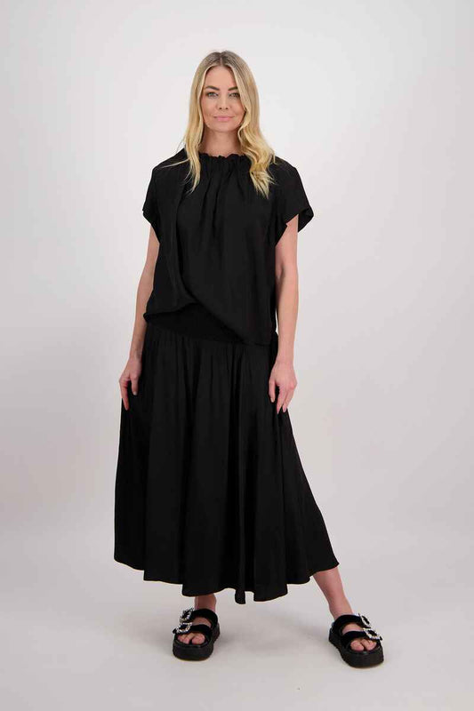 BRIARWOOD Pat Skirt Black