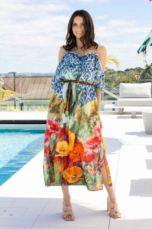 AUGUSTINE Daphne Maxi Dress Floral