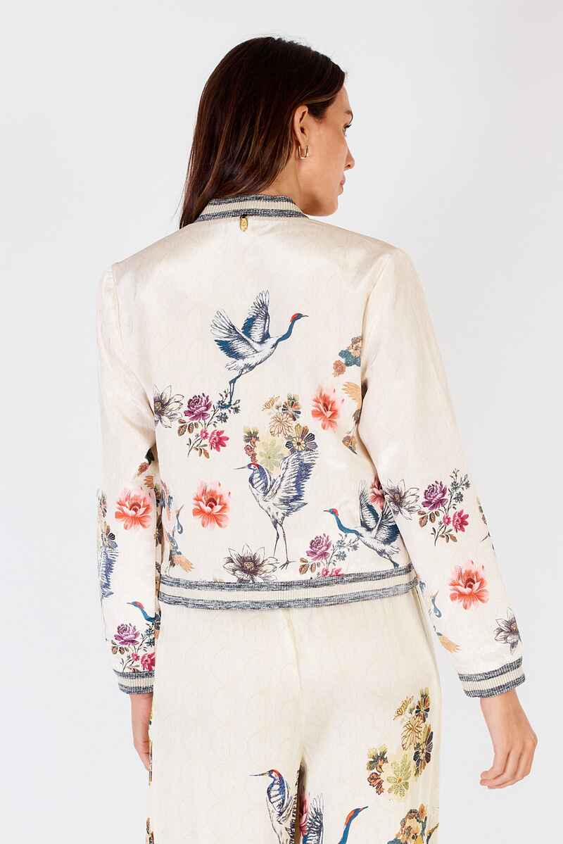 RUBYYAYA Flamingo Jacket Cream