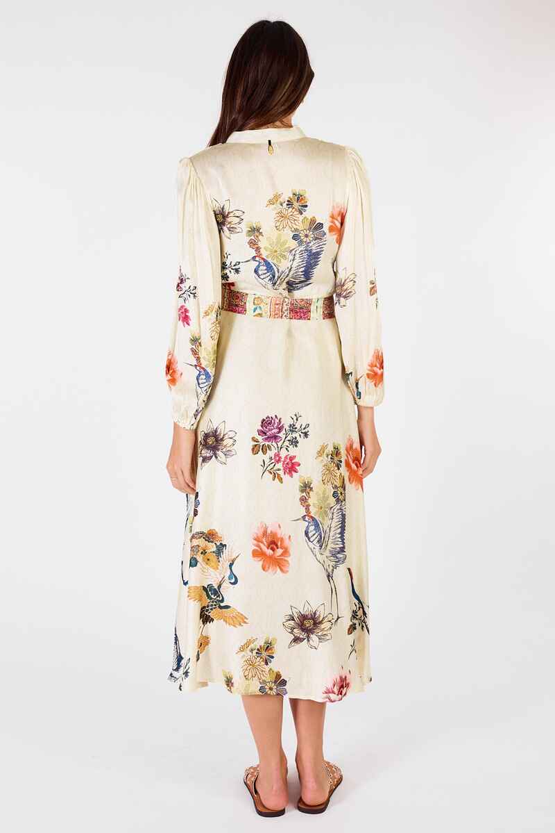 RUBYYAYA Flamingo Maxi Cream