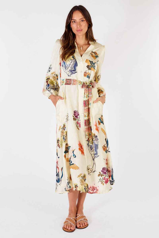 RUBYYAYA Flamingo Maxi Cream