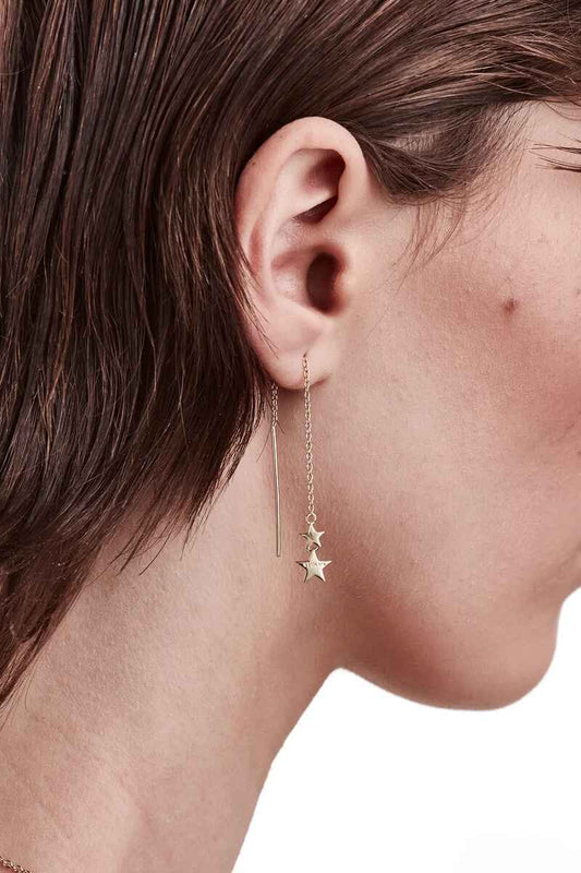 SGC Earrings Falling Stolen Star Gold