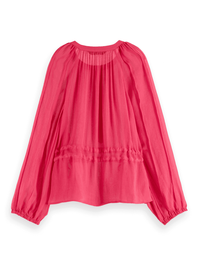 S&SODA  Double Tie Blouse Love Potion