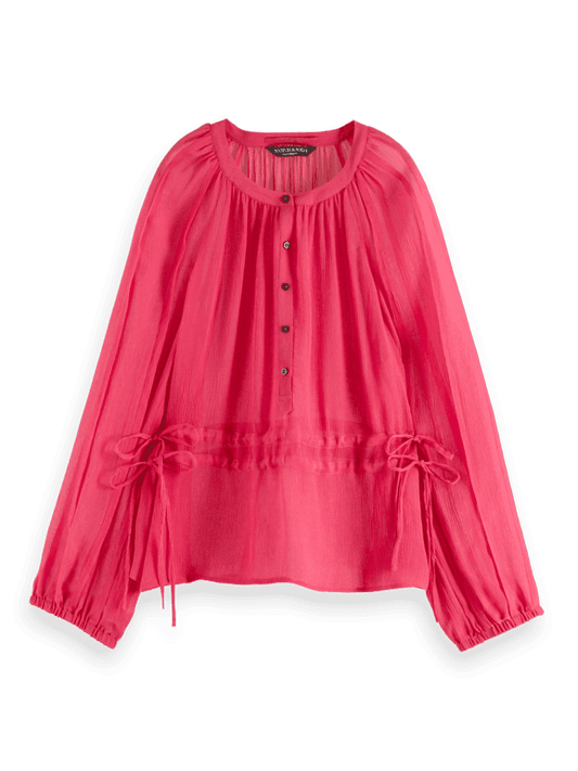 S&SODA  Double Tie Blouse Love Potion