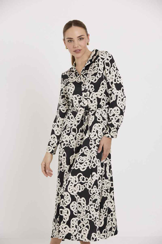 TUESDAY Nicola Dress Mono print