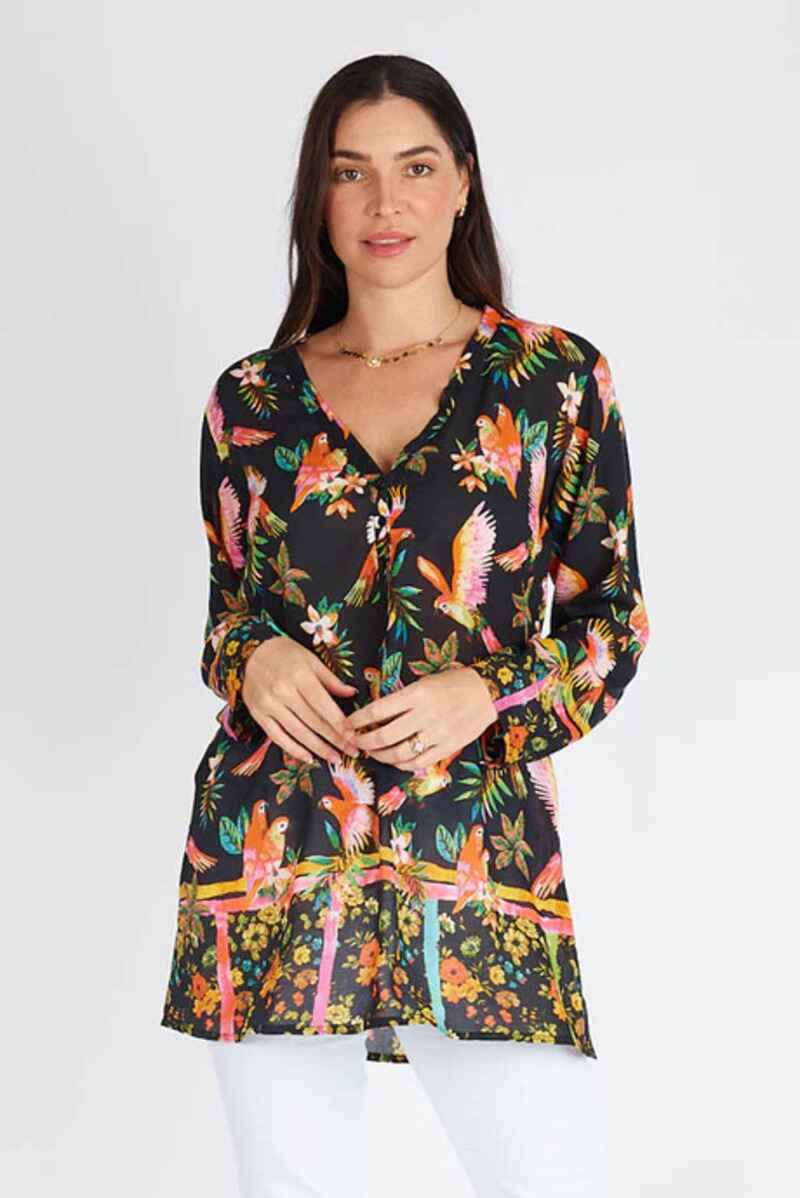 LULA SOUL Rosella Tunic Black – Paperdoll