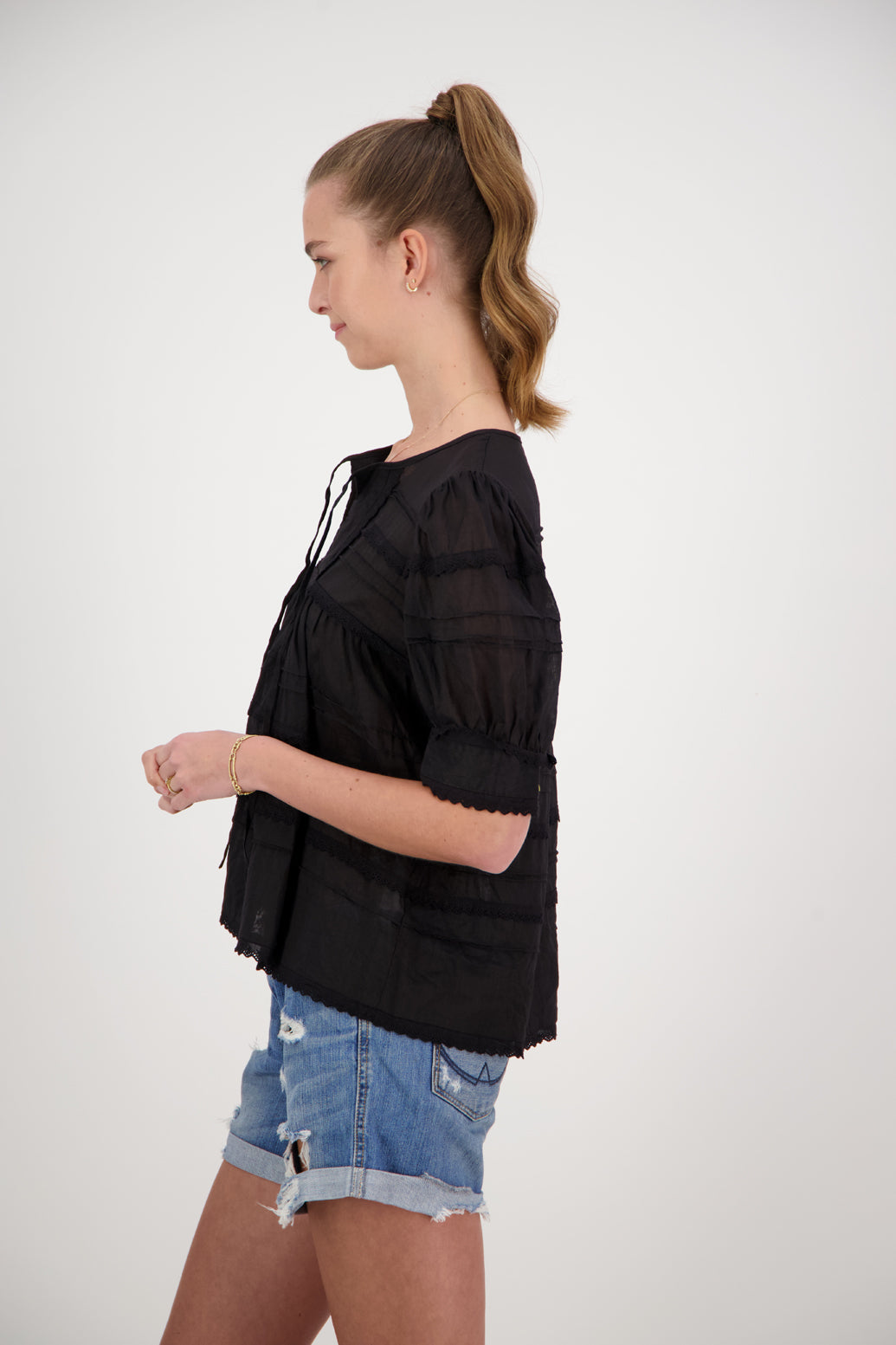 BRIARWOOD Terri Top Black